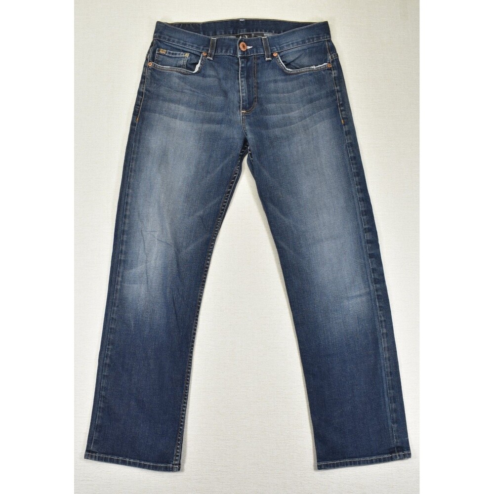 Armani Exchange 31 Short Denim Blue Jeans Made in USA Straight Leg 31x29